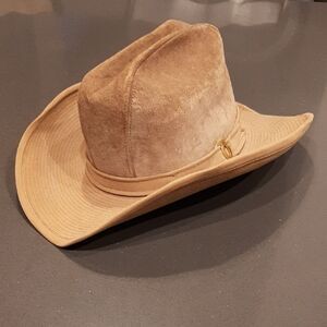 Resistol Vintage Western Self-Conforming Suede Cowboy Hat